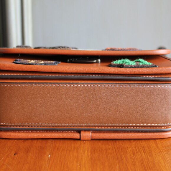 NWT Rogue Top Handle in Signature Textile Jacuard with Varsity Patches. - Picture 4 of 14